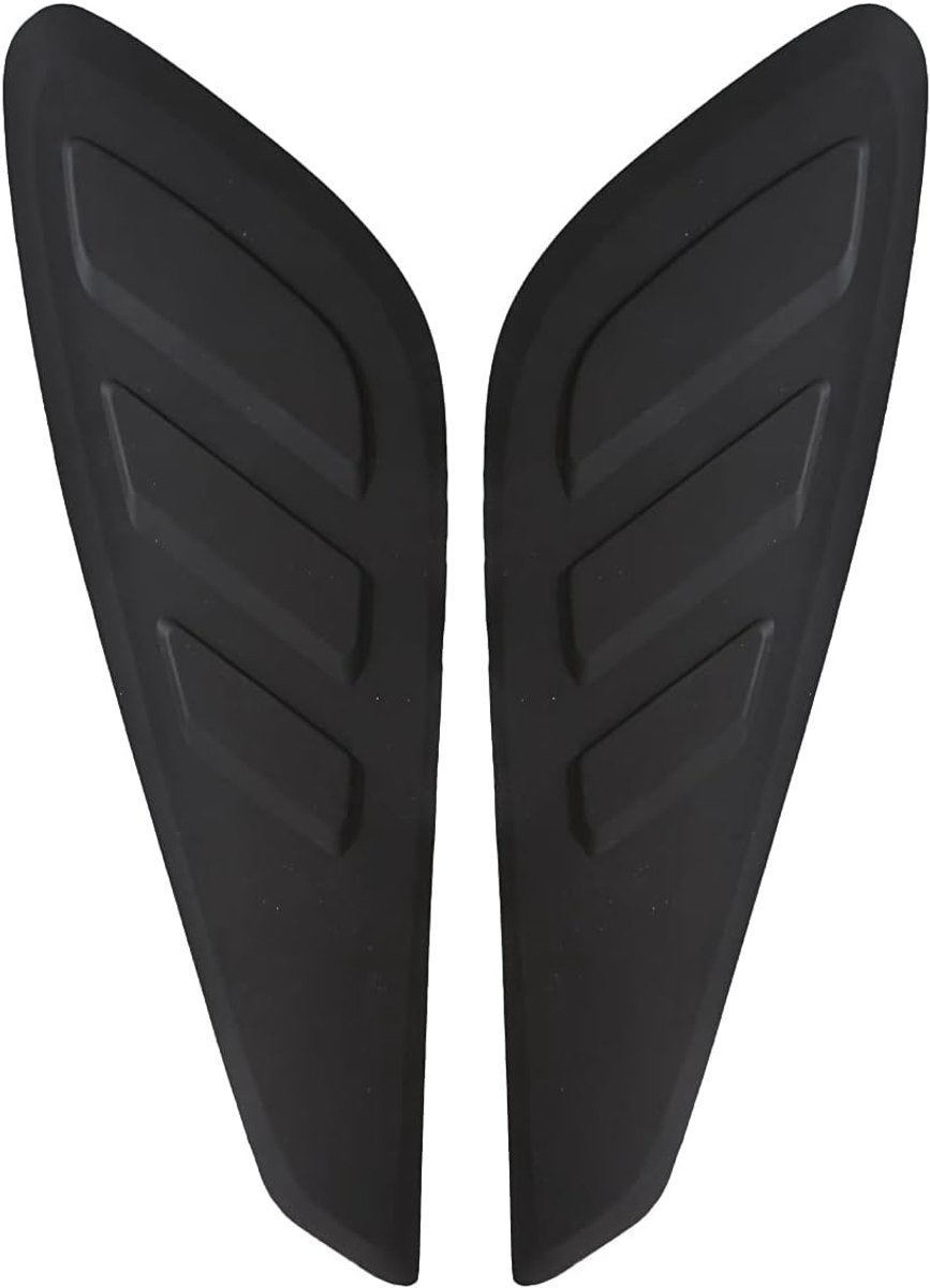 Motorfiets Tankpads - Kniebeschermers - Rijcomfort Vergroten - Zelfklevend Rubber - 1 Paar - Zwart