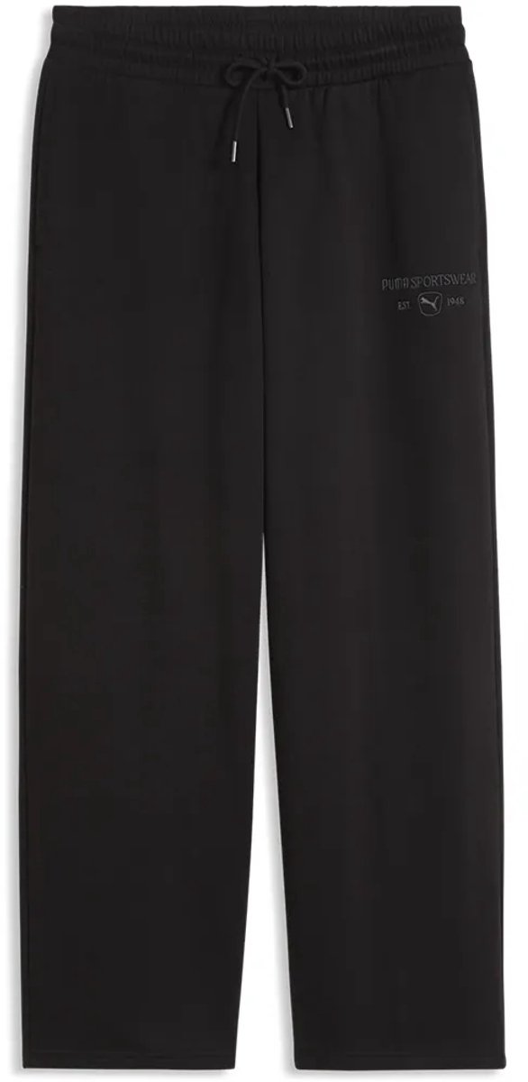 Puma Class Comfort Straight Leg Trainingsbroek L Vrouw Zwart