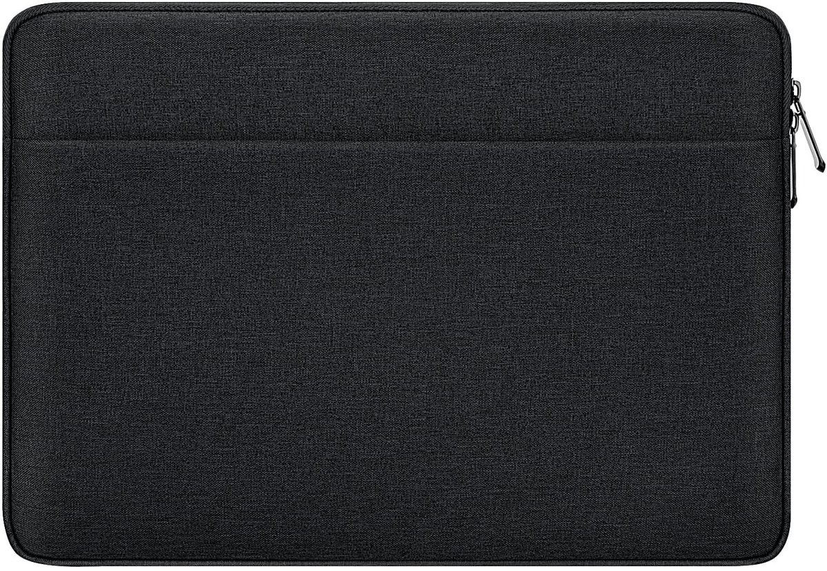 Dailygoods - 15-16 Inch Laptop Sleeve Case Compatibel met 15”/16” MacBook Air Pro M4/M3/M2/M1 15" Surface Laptop 6/5/4/3, Slanke Waterdichte Polyester Laptop Hoes met Zak, Zwart