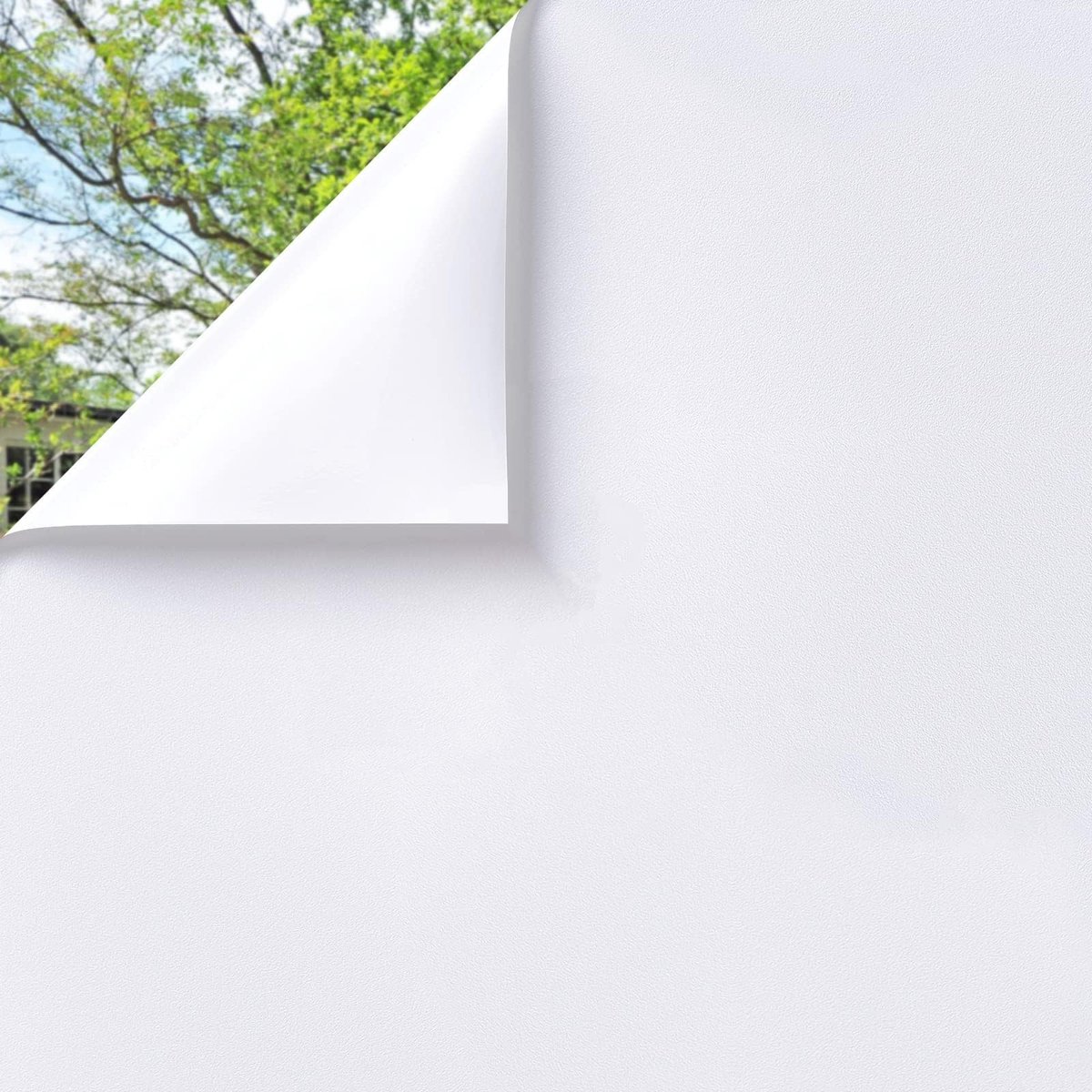 Dailygoods- Raamfolie Privacyfolie - Statische Folie - Ondoorzichtig - 60 x 200 cm - Eenvoudig te Snijden - Herbruikbaar - Privacyfilm