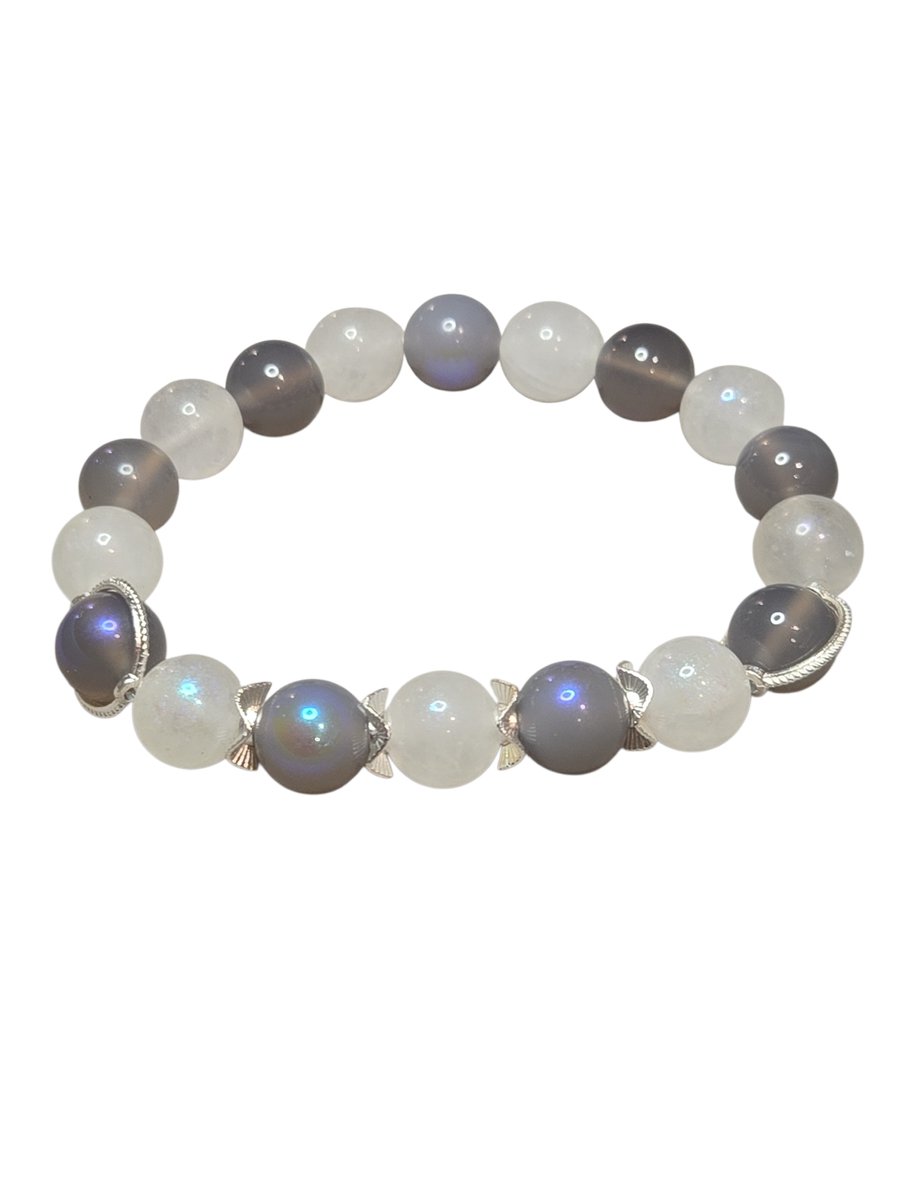 agaat armband custom made beads.