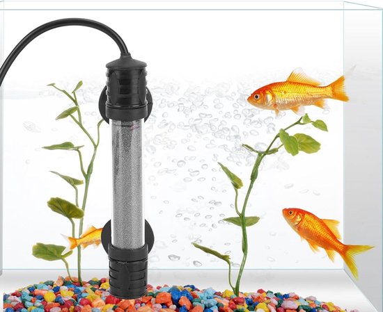 Aquarium Verwarmingsstaaf - Mini Heater Aquarium - Water Temperatuur - Verstelbare Temperatuur - 25W - Zwart