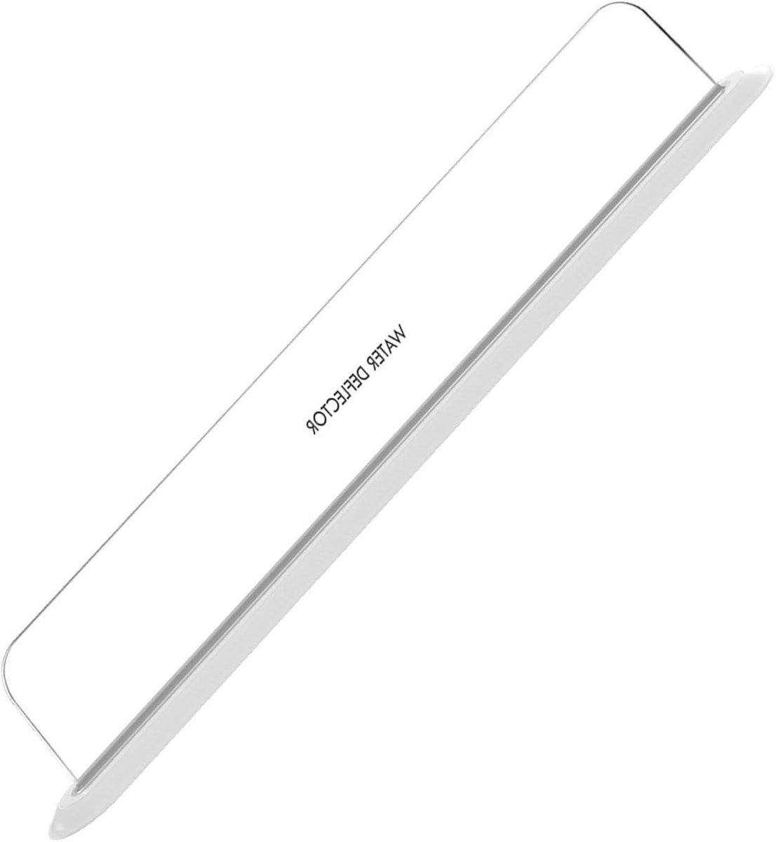 Keuken Spoelbak Spatscherm - Spatwand Afwas - Aanrecht Beschermen - Antislip Zuignap - 40 cm - Wit