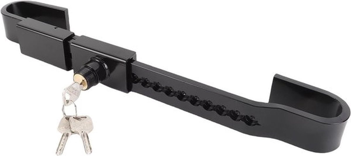 Verstelbare Metalen Slot voor Vrachtwagen Deuren, 9-18 Inch, Inclusief 3 Sleutels voor Veiligheid op Bouwplaatsen en Transport