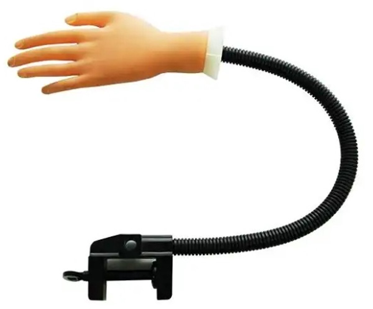 Nailtrainer Oefenhand voor Nagels met Tafelklem – Flexibele Nagel Oefenhand voor Nagelstyling