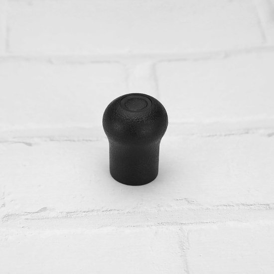 Allecto - Hengel Uiteindkappen - PVC Bescherming - Zwart - Voor Hengel Reparaties - DIY Hengel Uiteinden - 2 Stuks van Allecto — afbeelding 2