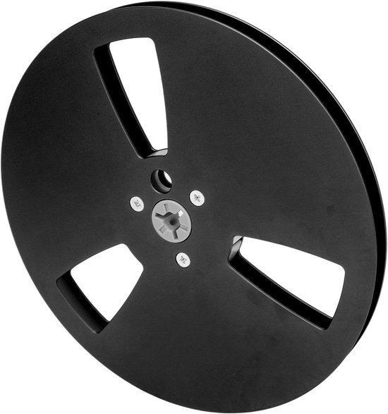 Lege Tape Reel - Spoel voor Tapedeck - Geluidsopnames Maken - 3 Gaten Ontwerp - 7 Inch - Zwart — afbeelding 5