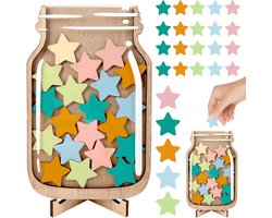 motivational reward glass, Stars reward glass for kids, Magnetic reward glass for kids, Star Reward Jar school - ShopVlot