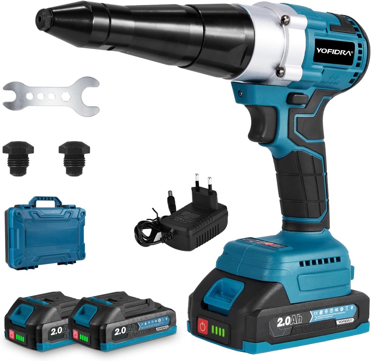 Nailgun 800W - 10.000N Trekvermogen - 20 mm Slaglengte - Efficiënt en duurzaam - ShopVlot