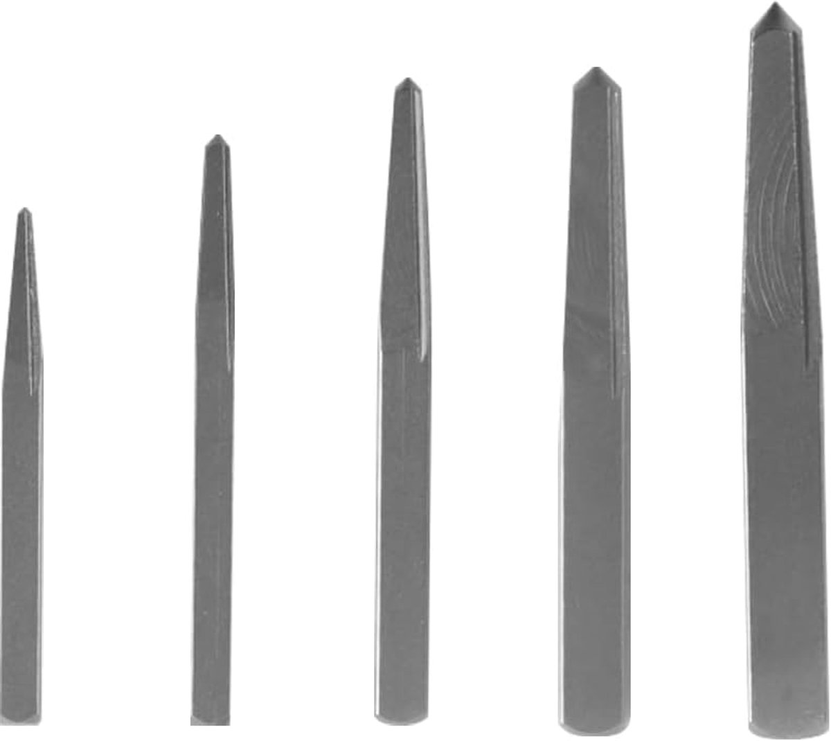 SnelShoppen - 5-delige Schroef Extractor Set - Verwijder Stripped, Beschadigde en Gebroken Schroeven - Diverse Maten 1/8" tot 3/8" - Ideaal voor Kluss