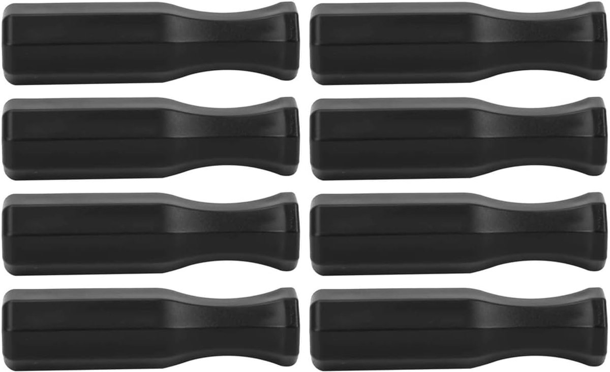SnelShoppen - 8 Pack Tafelvoetbal Handvatten, Ergonomische Octagonale Plastic Handvatten voor Standaard Tafelpoten, Duurzaam en Comfortabel Spelen