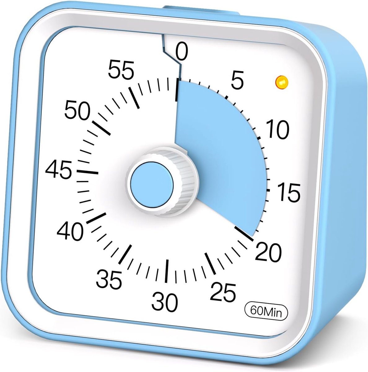 Visuele timer voor kinderen - 60 minuten countdown - pauzefunctie - tijdmanagement voor ADHD - ShopVlot