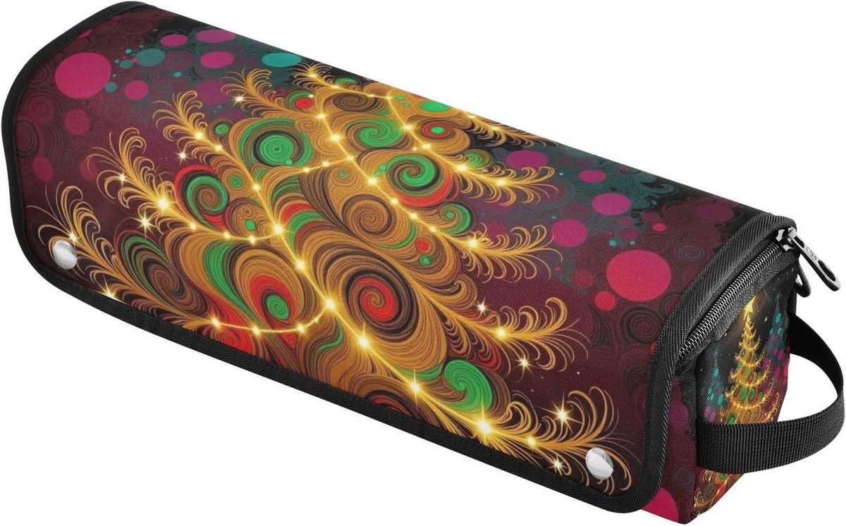 Krultang Reistas - Stijltang Tas - Haarstyling Organiseren - Hittebestendig Materiaal - 37 cm - Abstract
