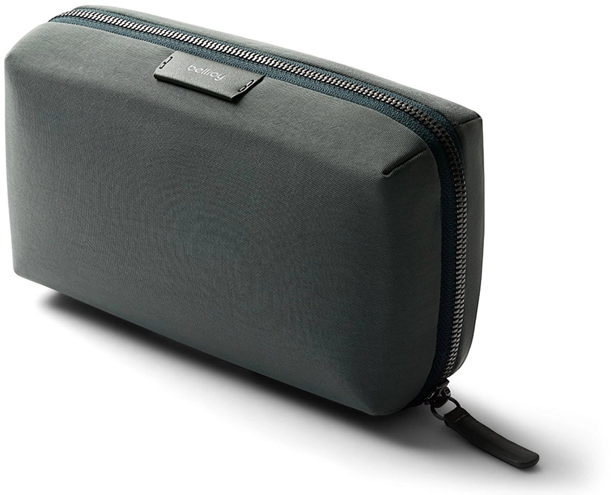 Bellroy Tech Kit Accessoires Tas – Milieuvriendelijk van Gerecyclede Materialen – Praktisch en Modern Ontwerp – Bevat Gerecyclede Bronnen zoals PET-Flessen en Visnetten - Groen