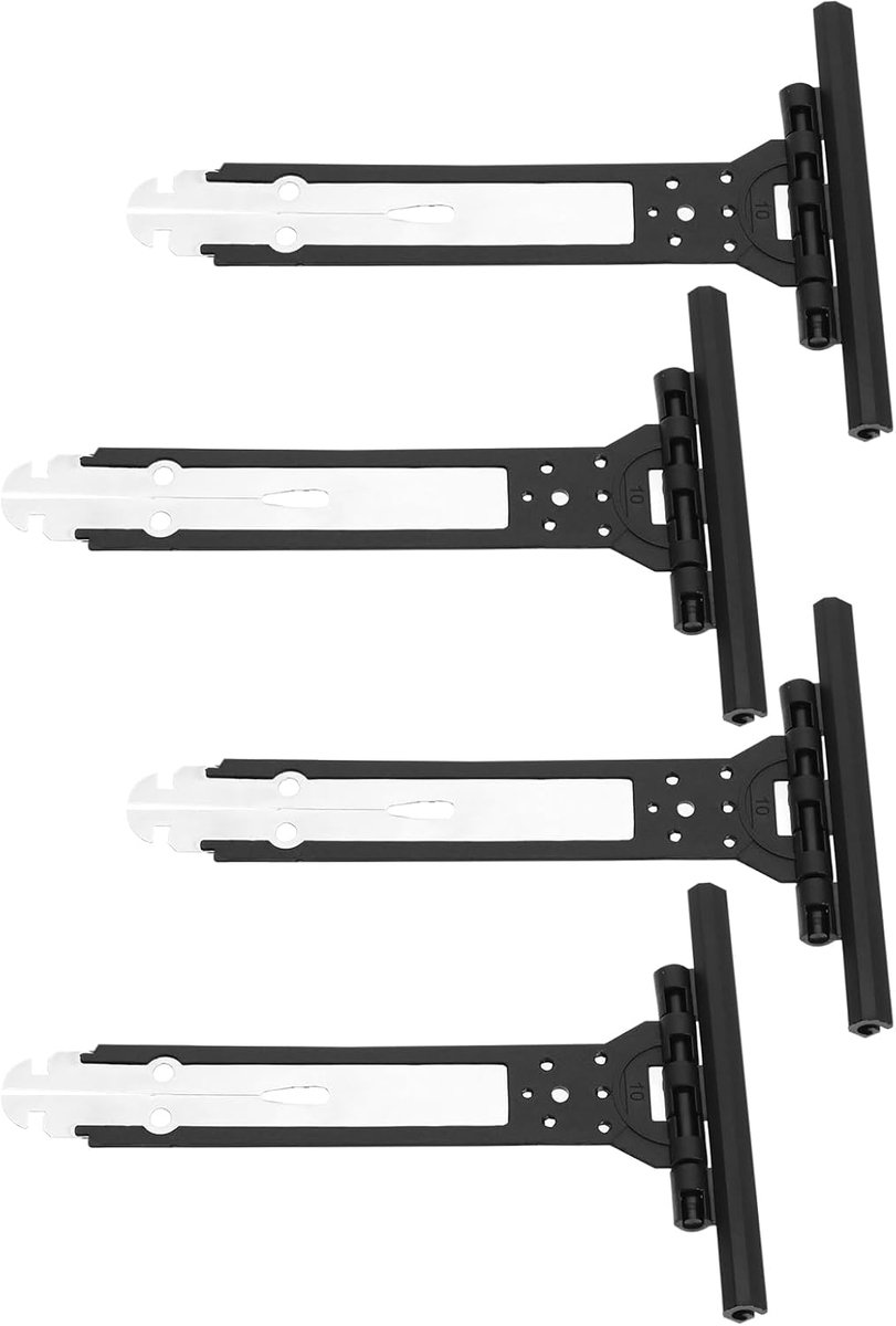 SnelShoppen - 4 Stuks Rolgordijn Suspension Spring Roller Blind Spring Lock Hanger Nylon Coated Ophangstrip Voor Rolpoorten en Raamaccessoires