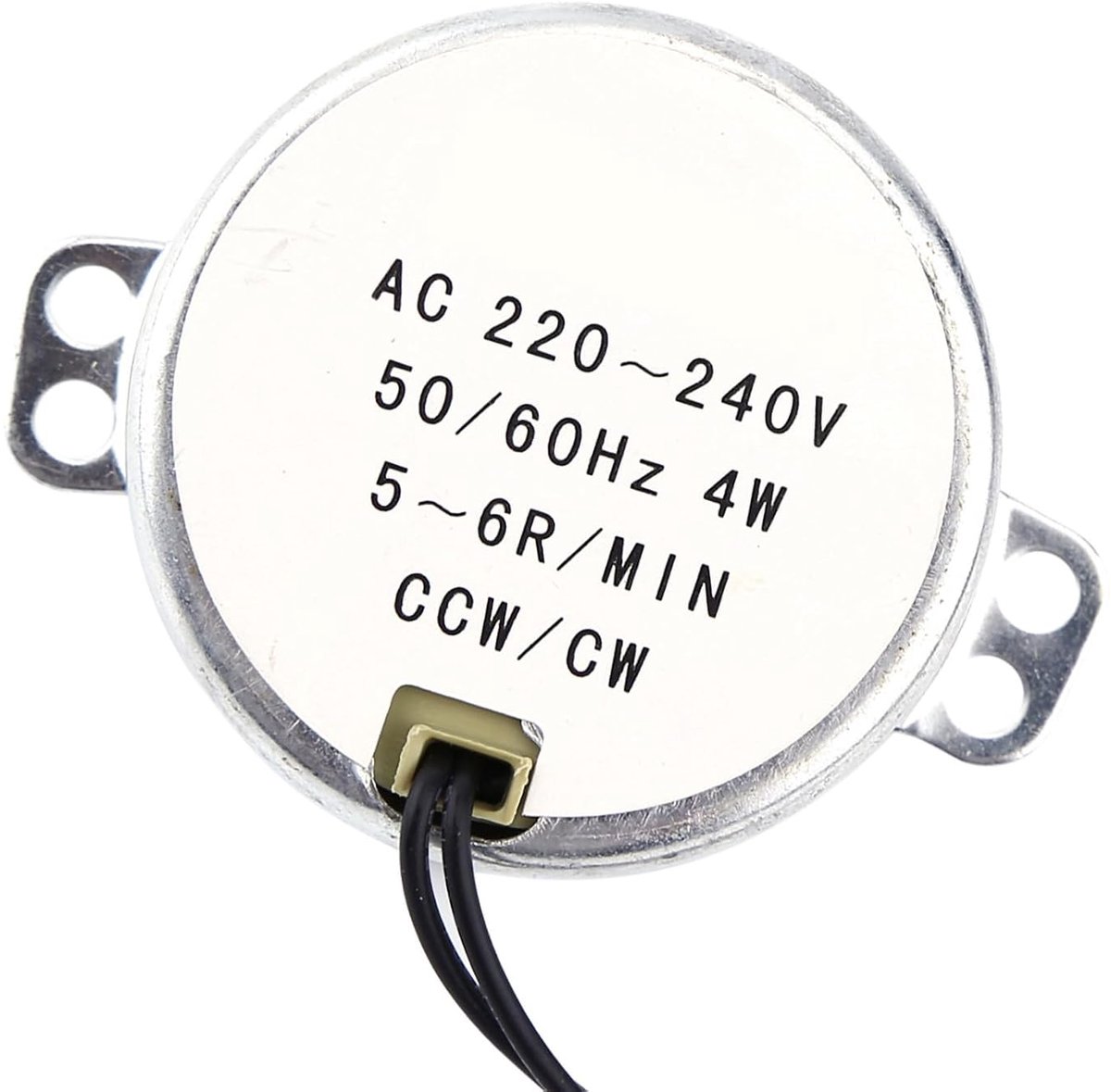 SnelShoppen - Elektrische Synchrone Motor 220-240V AC Geared Motor 4W CW/CCW Motor - Betrouwbare Prestaties voor Diverse Toepassingen (5-6 RPM)