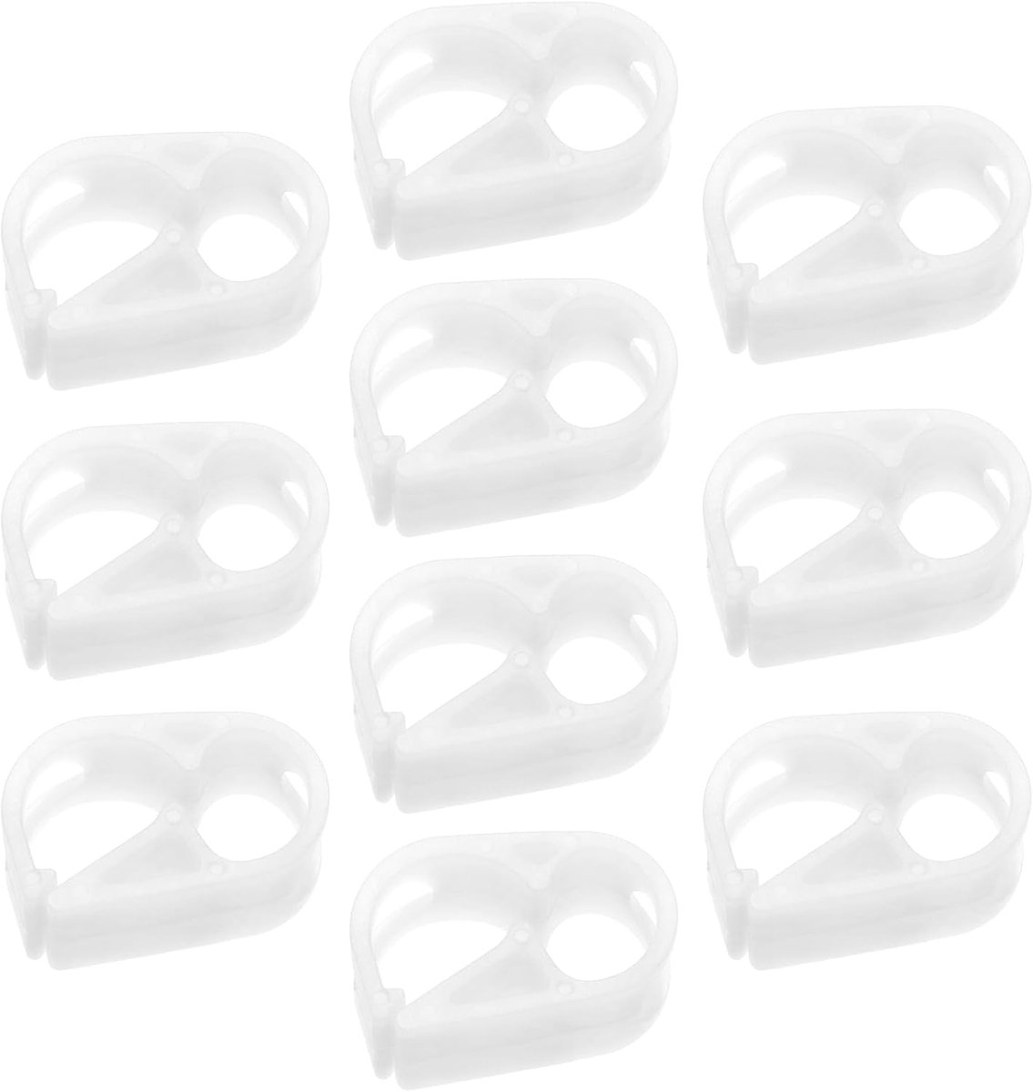 SnelShoppen - 10 Stuks Verstelbare Buisklemmen PP Buisklemmen voor Waterstroom Controle Clip - Voor 5-8mm Slangen - Perfect voor Tuin, Keuken en Kluss