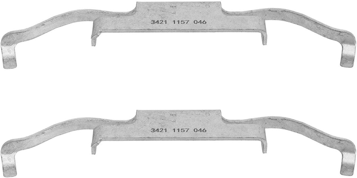 SnelShoppen - 2Pcs Achter Anti-spring Remblok Clip 34211157046 Remblok Anti-trillingsveer Clip Geschikt voor 3 Serie, 5 Serie, 7 Serie Z3 Z4 M3 M5