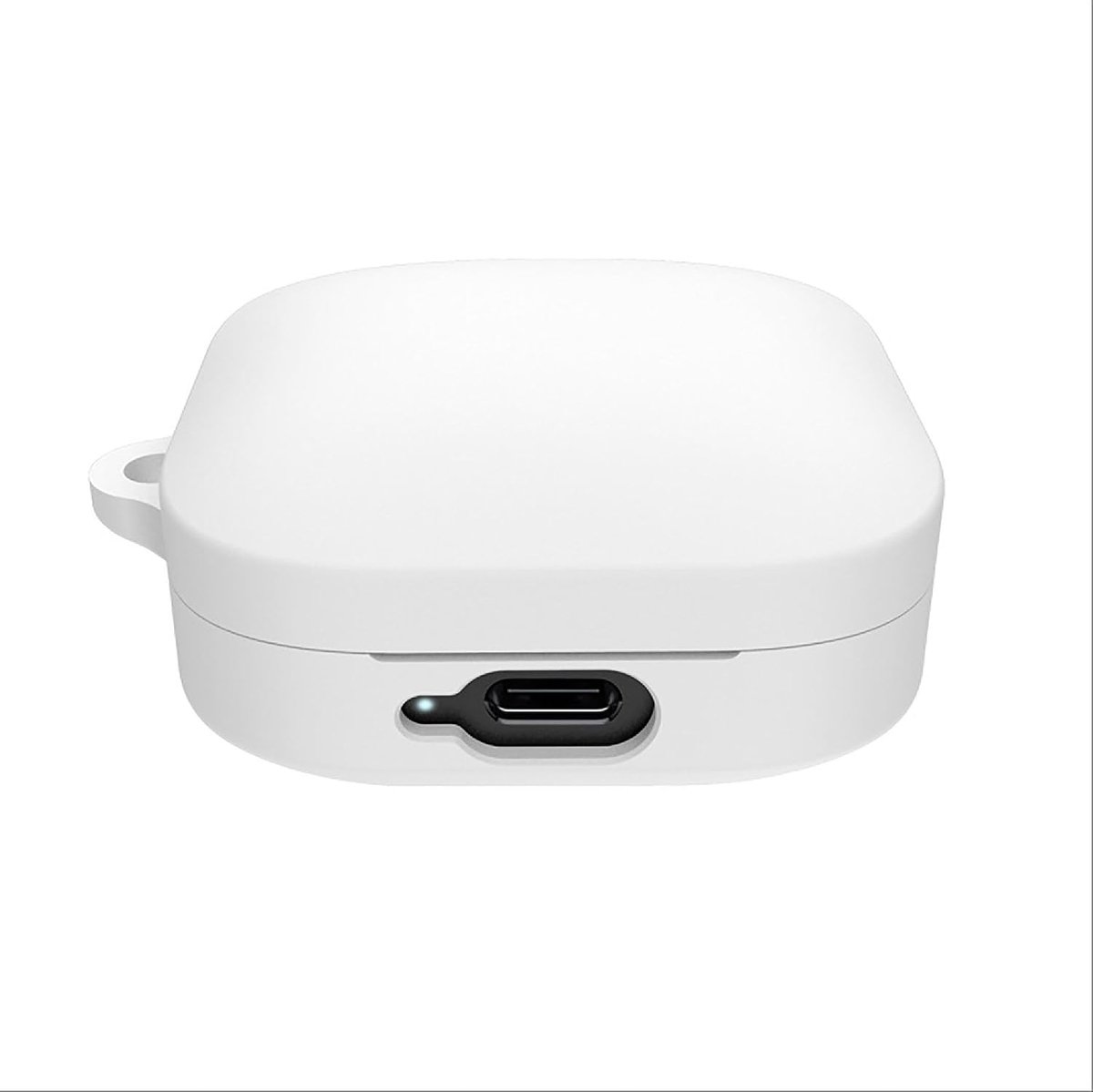 SnelShoppen - Ultra Dunne Silicone Beschermcase voor Redmi Buds 6 Active - Schokbestendige, Zachte en Geurloze Hoes - Wit - Perfect voor Dagelijks Geb