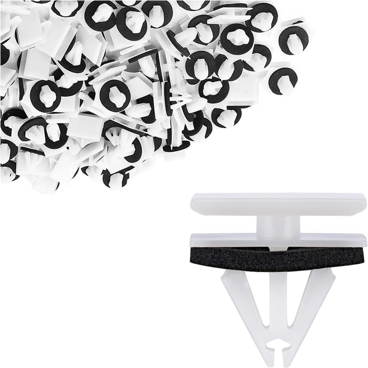 SnelShoppen - 50 Stuks Side Trim Clips, Auto Trim Clips, Zijdrempel Clips, Plastic Zijschort, Deurpaneel Clips, Sponsafsluiting, Auto Accessoires
