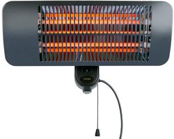 Terrasverwarmer - Buitenverwarming - Buiten Ontspannen - Infrarood Panel - 2000W - Zwart