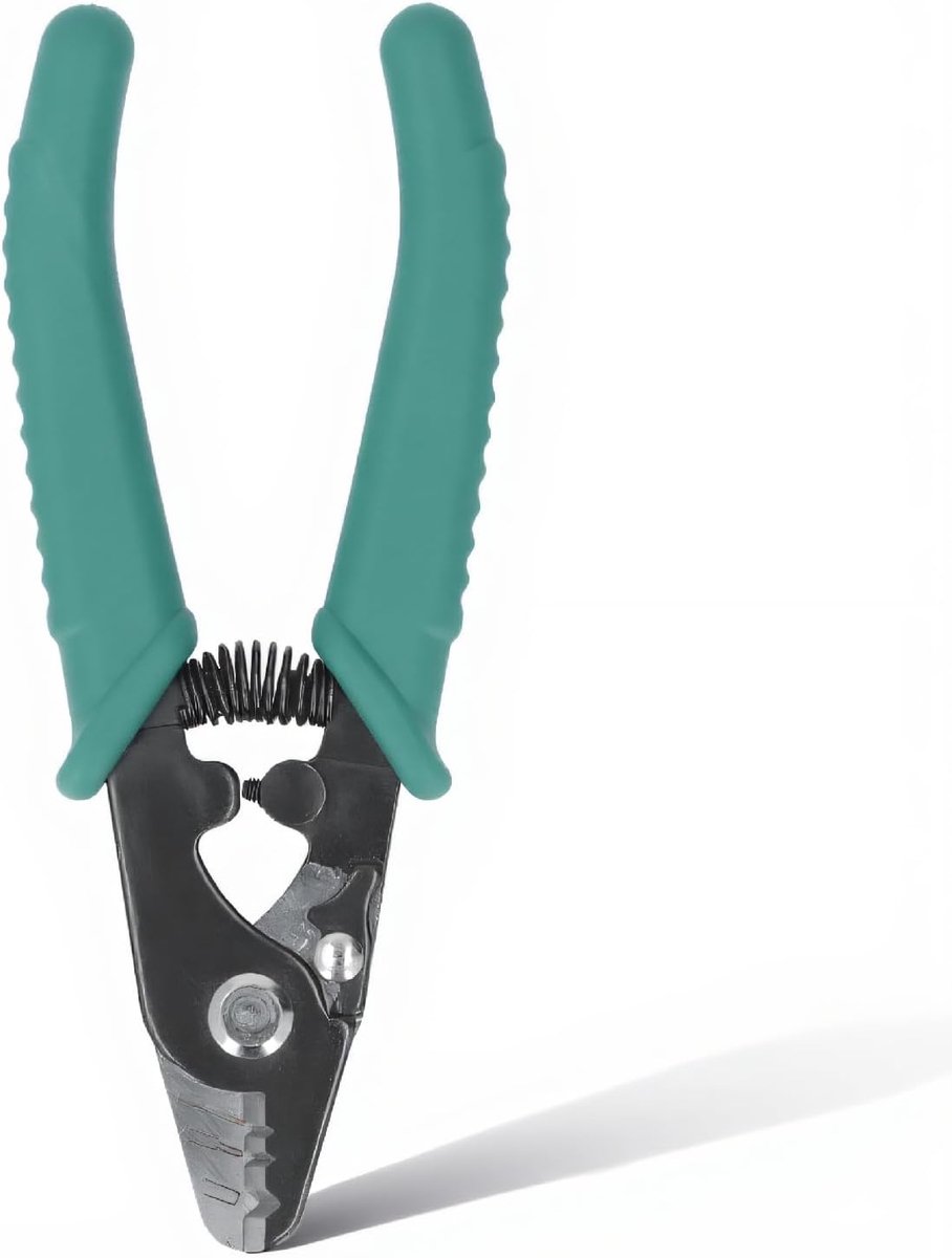 SnelShoppen - Drie Gat Glasvezel Stripper, Draad Stripper Crimper Kabel Cutter Tang voor FTTH, Industrieel Glasvezel Netwerk, Precisie Gereedschap
