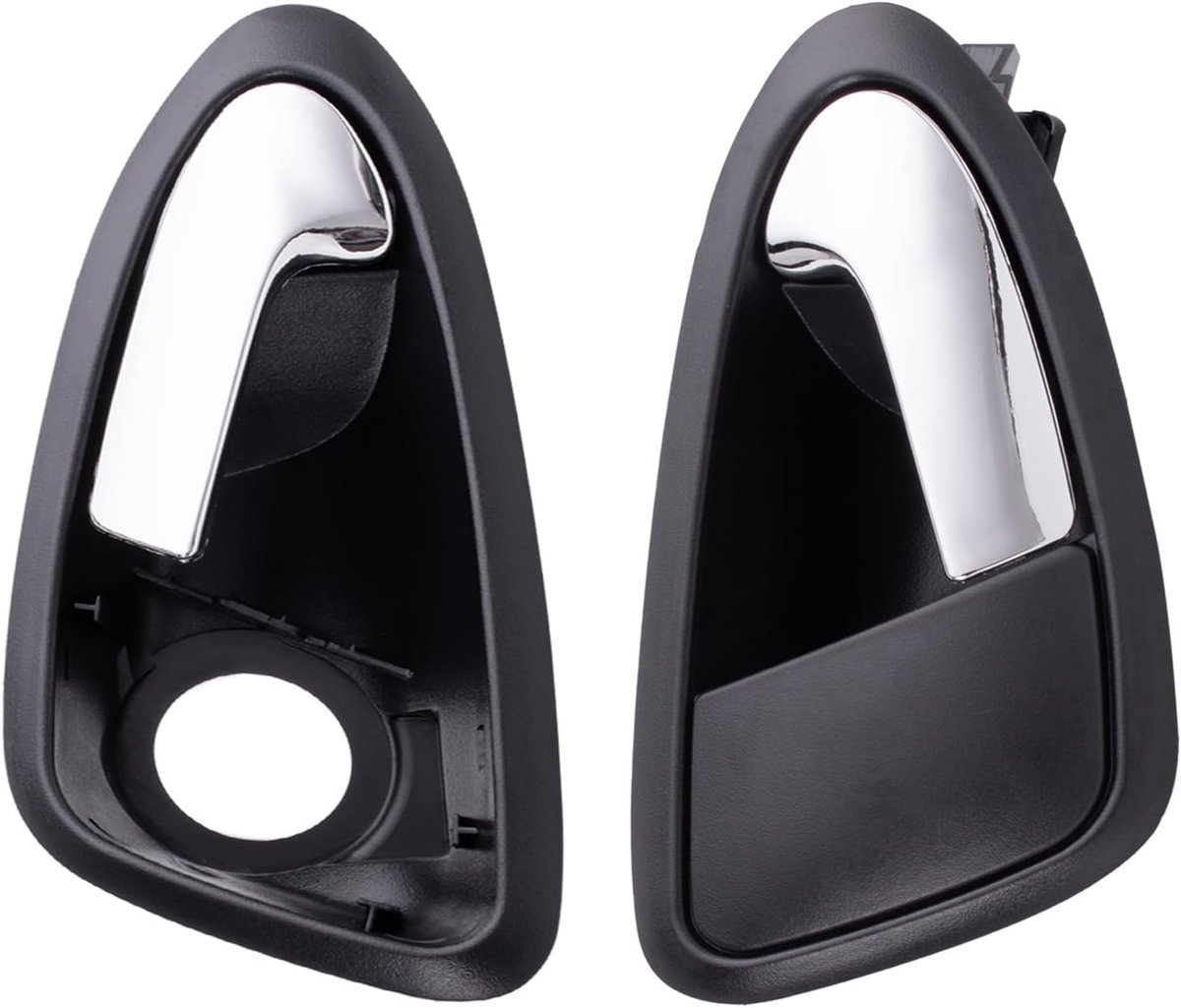 SnelShoppen - 2Pcs Auto Interieur Deurgreep Voorzijde Links + Rechts Vervanging voor Ibiza IV 6J5 6P1 6J 6P 6J8 6P8 6J1 Auto Accessoires Onderdelen