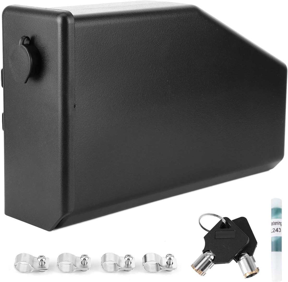 SnelShoppen - Motorfiets Zijgereedschapskist Waterdicht voor R1200GS R1250GS F750GS F850GS - Robuust ABS Materiaal, Zwart, Ideaal voor Zadeltassen