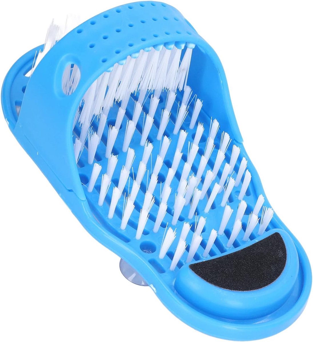 SnelShoppen - Simple Foot Cleaner PVC Voetenscrubber Mat met Massage Effect en Zuignappen voor Badkamer - Verwijder Dode Huid, Ontspan en Verzorg je V