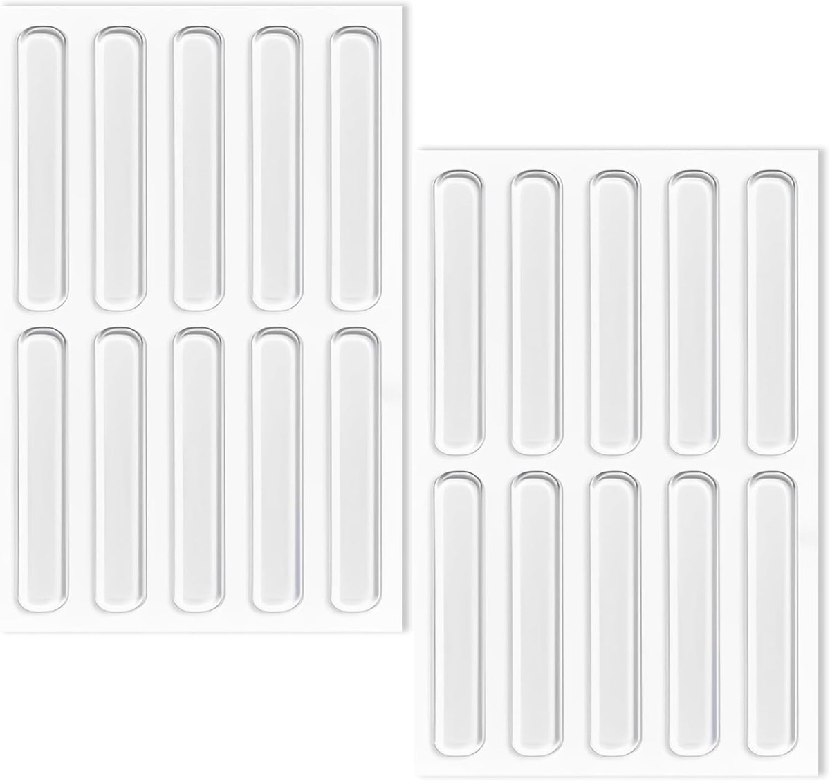 SnelShoppen - 20 Stuks Meubel Bumpers 6.3cm Transparant Siliconen Zelfklevende Beschermpads voor Deuren en Laden - Duurzaam en Herbruikbaar