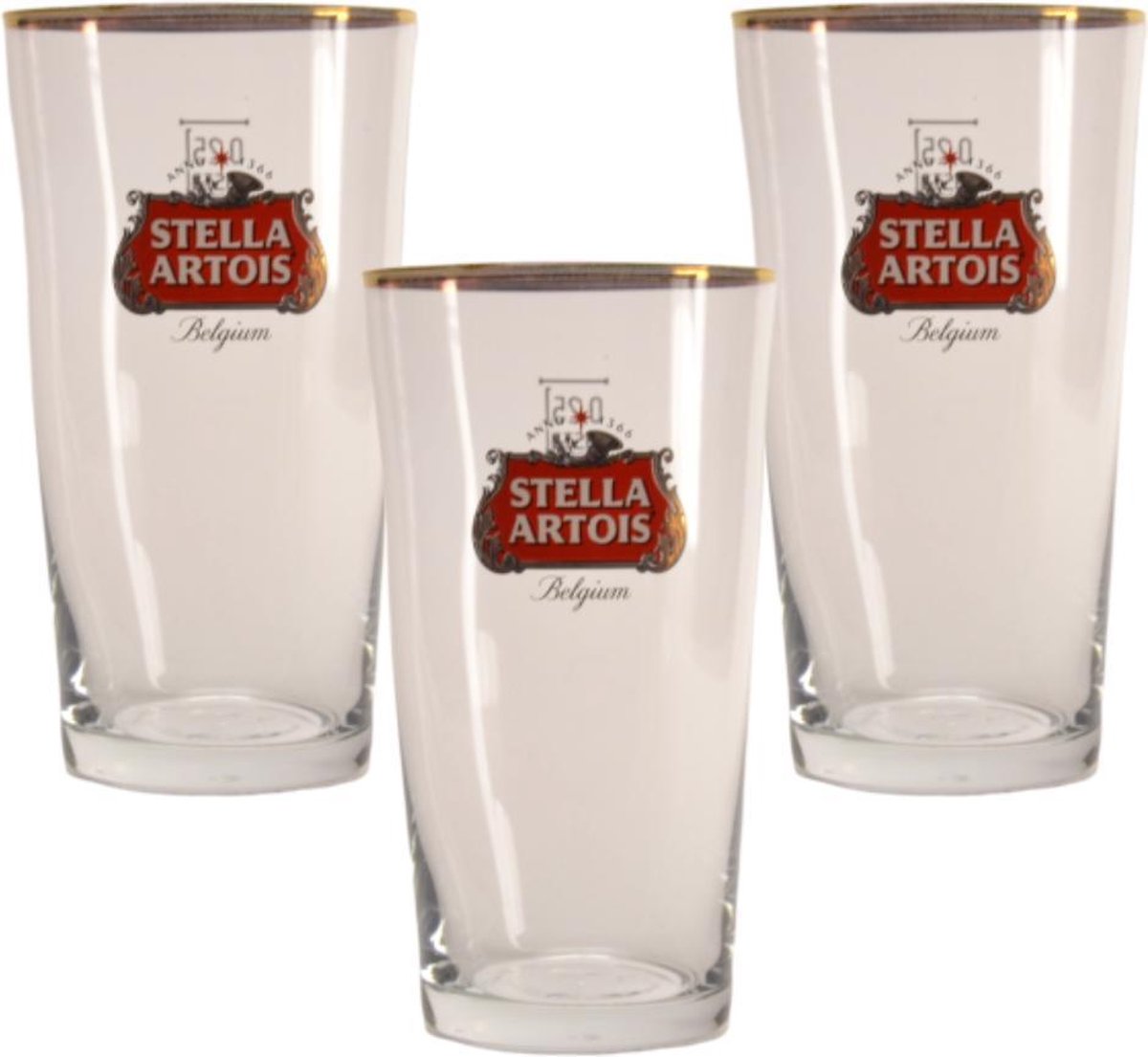 Verre à Bière Boerke Stella Artois - 25cl (Lot de 3) | bol.com