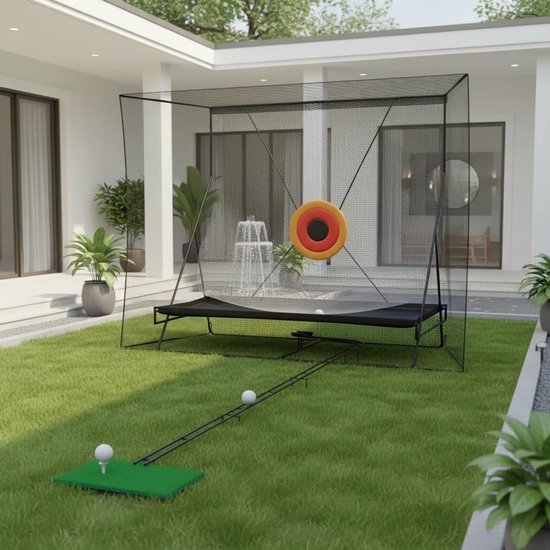 Golftrainingsnet 370x280x240cm voor binnen/buiten — afbeelding 5