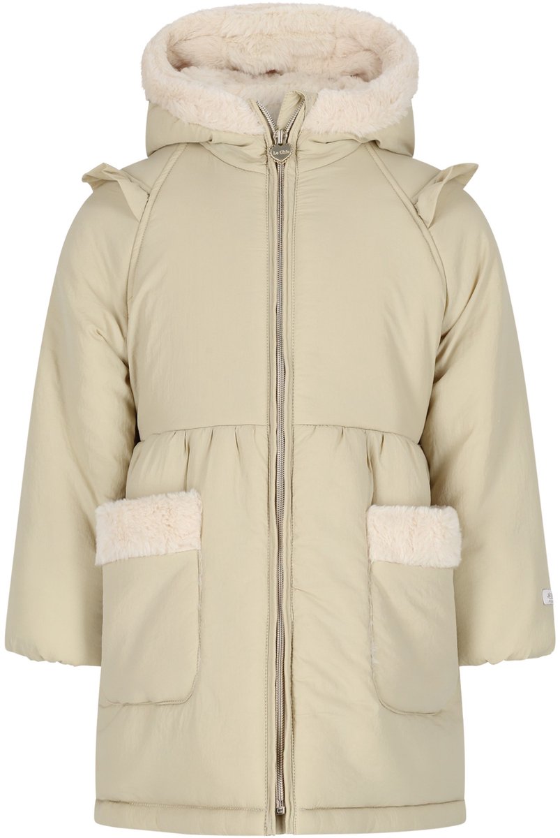 Le Chic winterjas meisje BARLEY C607-5200 / Beige - maat 104