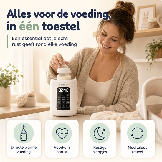 Numsy Heatpod Flessenwarmer - Melkverwarmer van Numsy — afbeelding 3