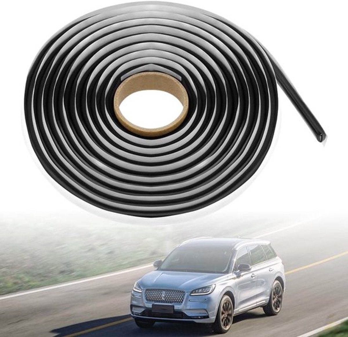 Butyl Ronde Koord 4m x 8mm - Waterdichte Butyl Koord voor Auto, Raamafdichting en Huishoudelijke Toepassingen
