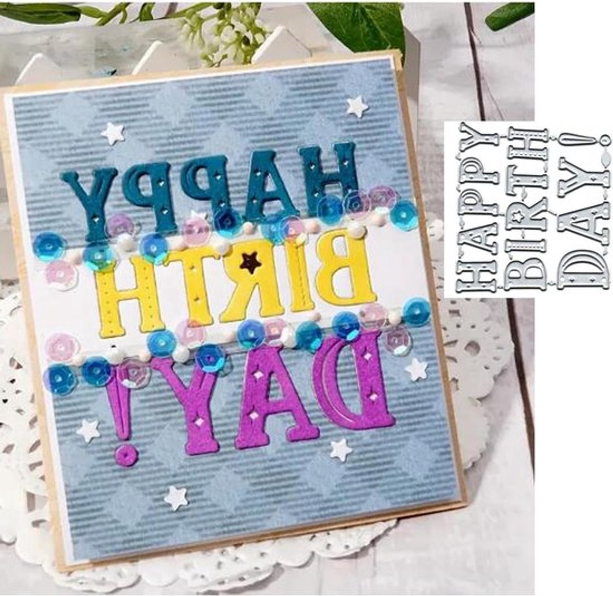 Metalen Die Cuts voor Kaarten Maken - Creatieve Stencils voor Verjaardagskaarten en Scrapbooking Decoratie