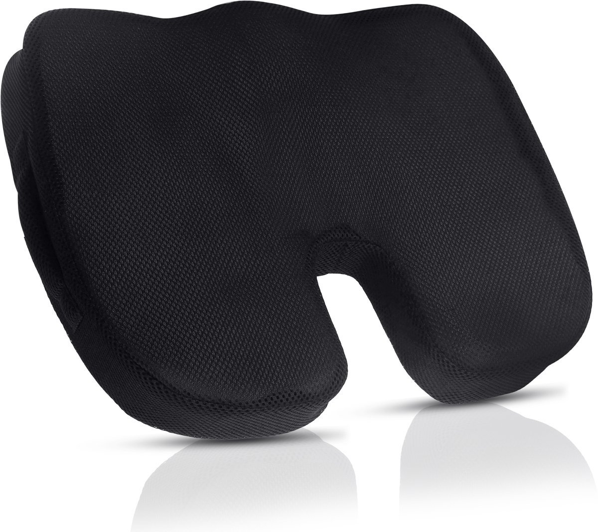 Floressa Ergonomisch Zitkussen van Traagschuim – Comfortabel Stoelkussen met Uitsparing – Voor Langdurig Zitten