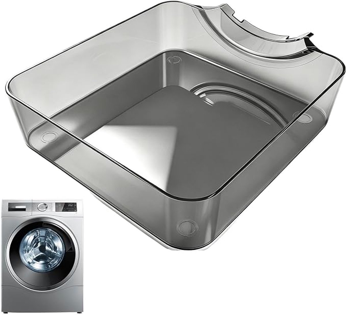 KZQ Herbruikbare Lekbak Met Trechter Voor Wasmachine – Vloerbeschermend, Voorkomt Geuren En Vlekken