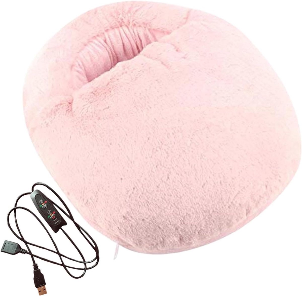 Elektrische Voetenwarmer - Verwarmde Pantoffels - Voeten Warm Houden - Afneembaar en Wasbaar - 32 x 28 x 12 cm