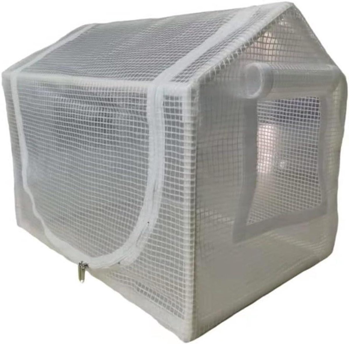 Plantenkas Cover - Kleine Kassen Plastic - Planten Beschermen - Vrijstaand Ontwerp - 60x40x50 cm - Wit