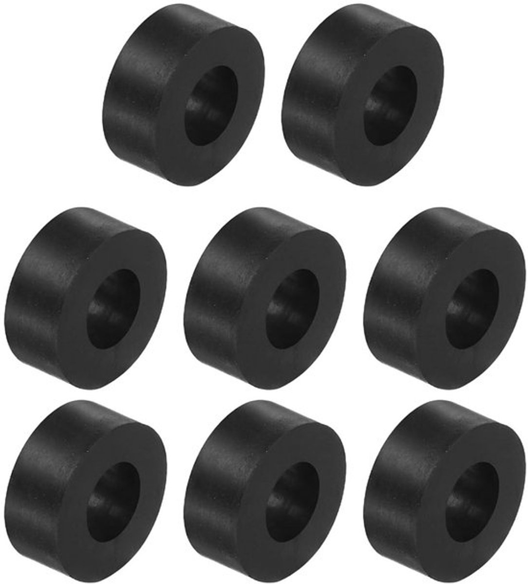 Rubber vibratie-isolatiepads voor thuis, auto en boot - 8 stuks, neopreen, 12 x 10 x 25 mm, geluidsdemping en stabiliteit