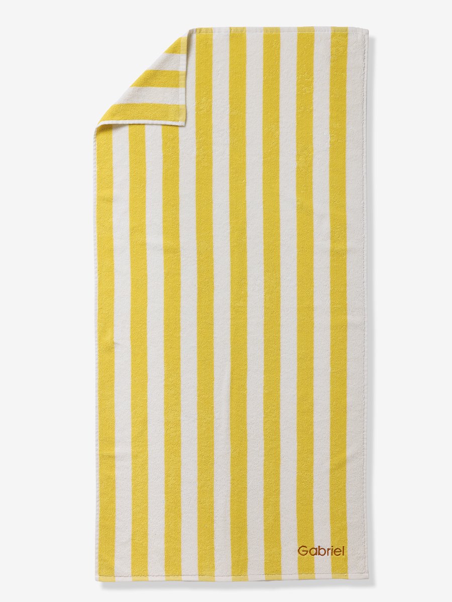 Vertbaudet Badhanddoek Transat - gestreept - gerecycled katoen