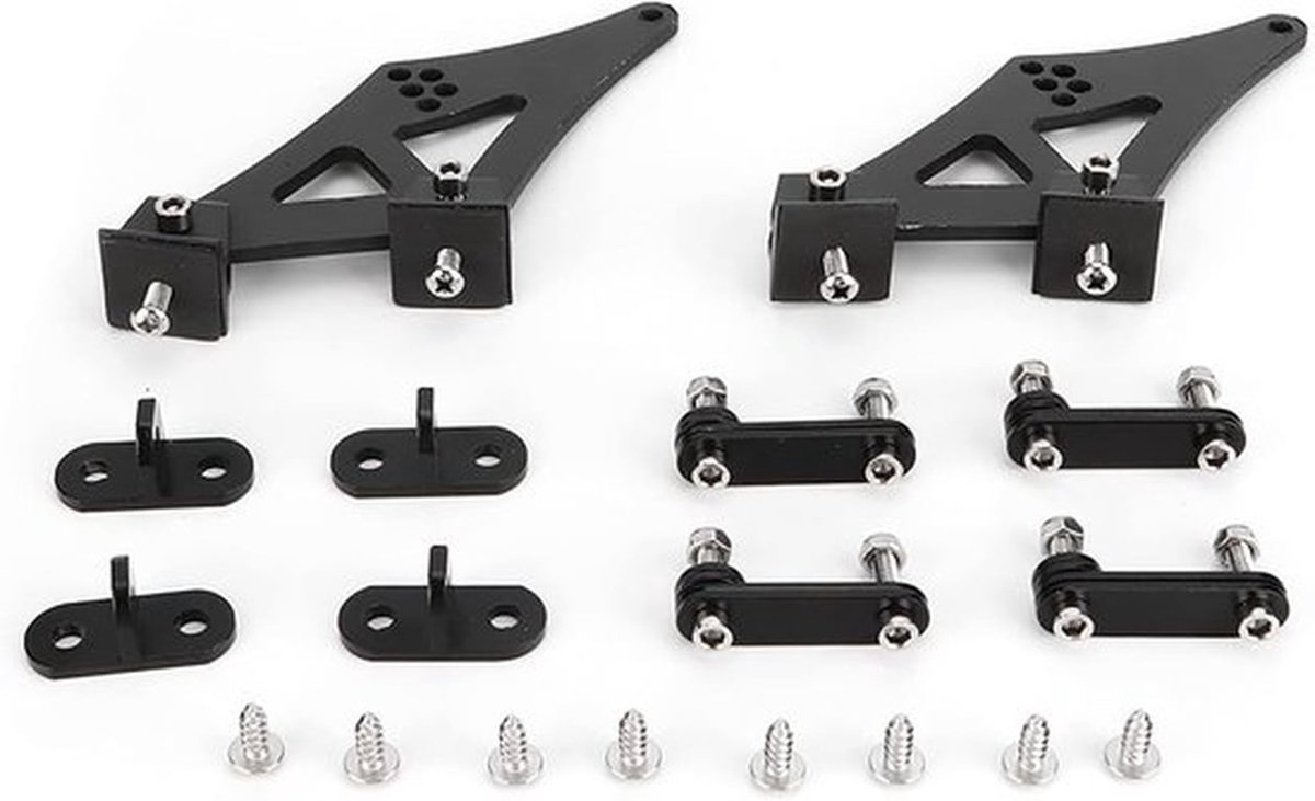 Montagebeugels voor Spoilers, 5" CNC Aluminium Leggen voor Achterspoiler, Universele Racing Accessoires voor Auto Modificatie en Verbetering van Aerodynamica