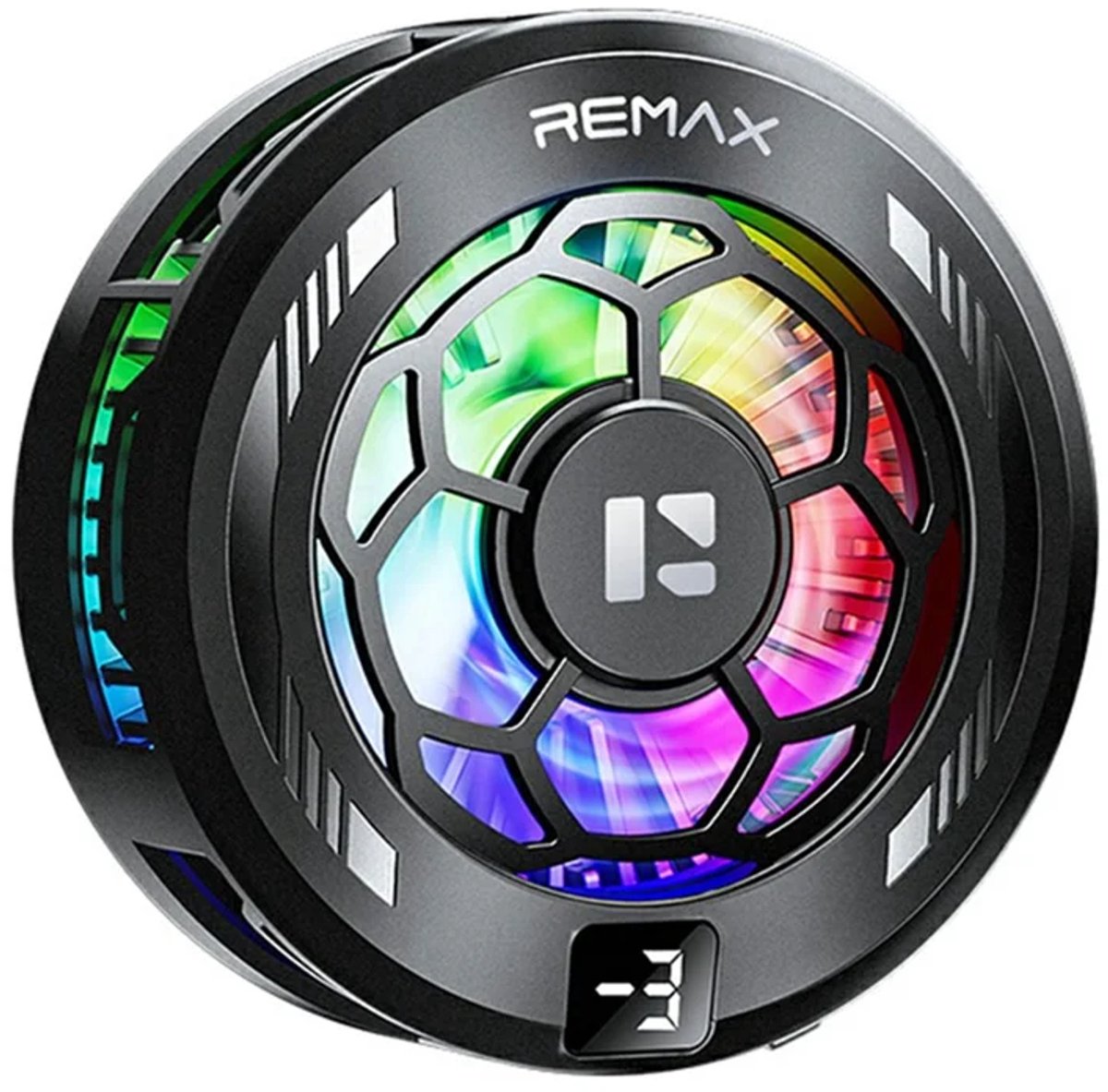 Remax RT-F13 - Telefoonkoeler - Magnetische clip - Zwart