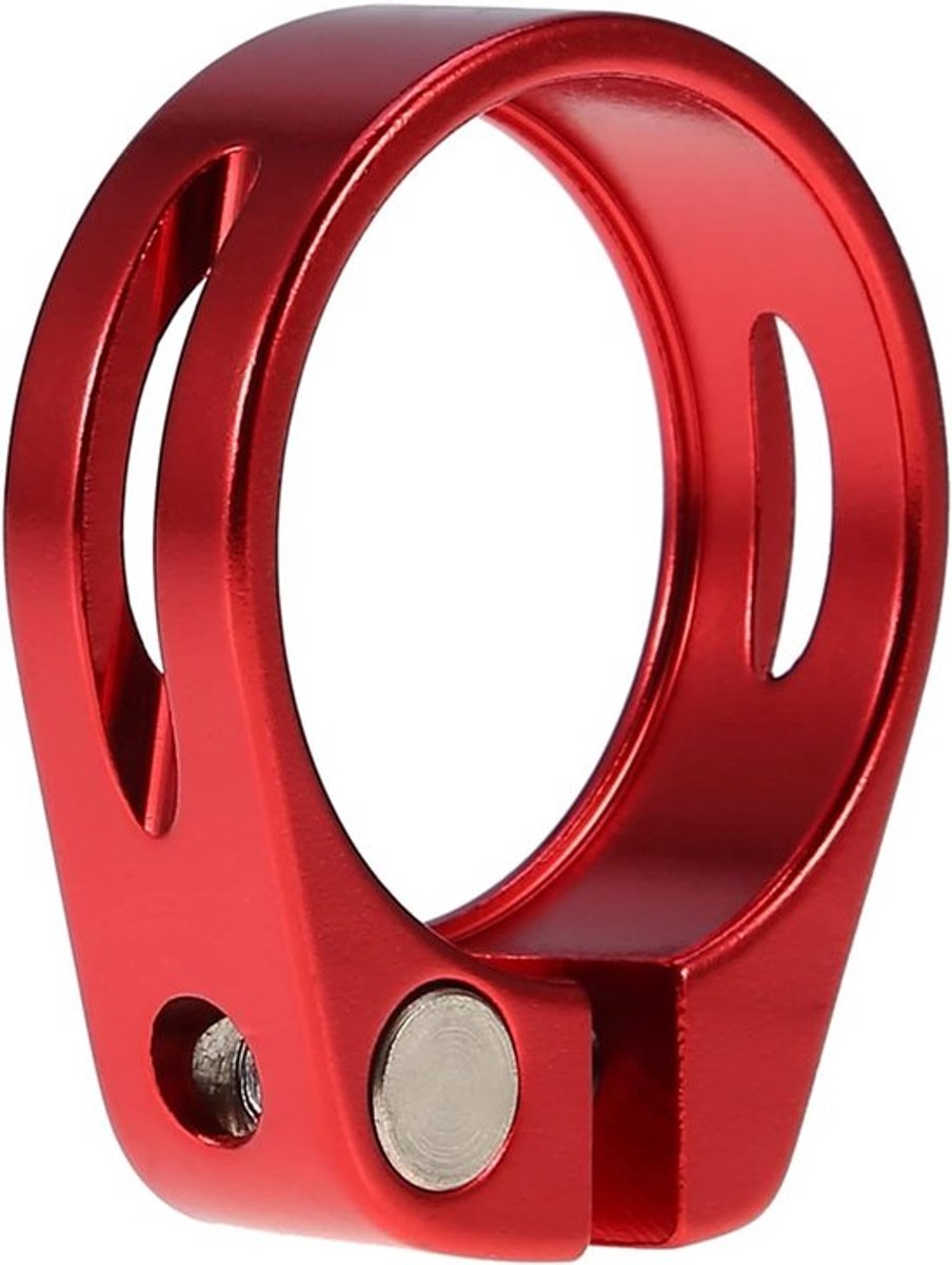 36.4 mm Zadelpenklem voor BMX en Mountainbike, Aluminium Legering, Lichtgewicht en Duurzaam, Rood
