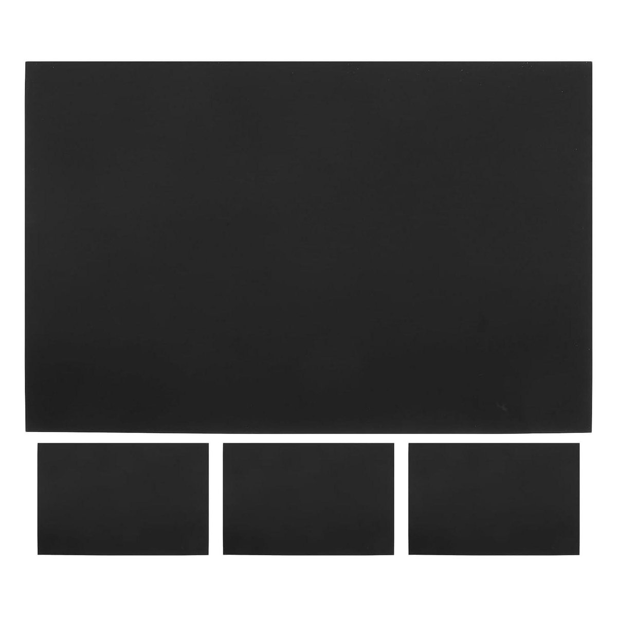 Aluminium Graveerplaten - Metalen Graveerblanks - Lasergraveren - Zelf Projecten - A4 Formaat - Zwart