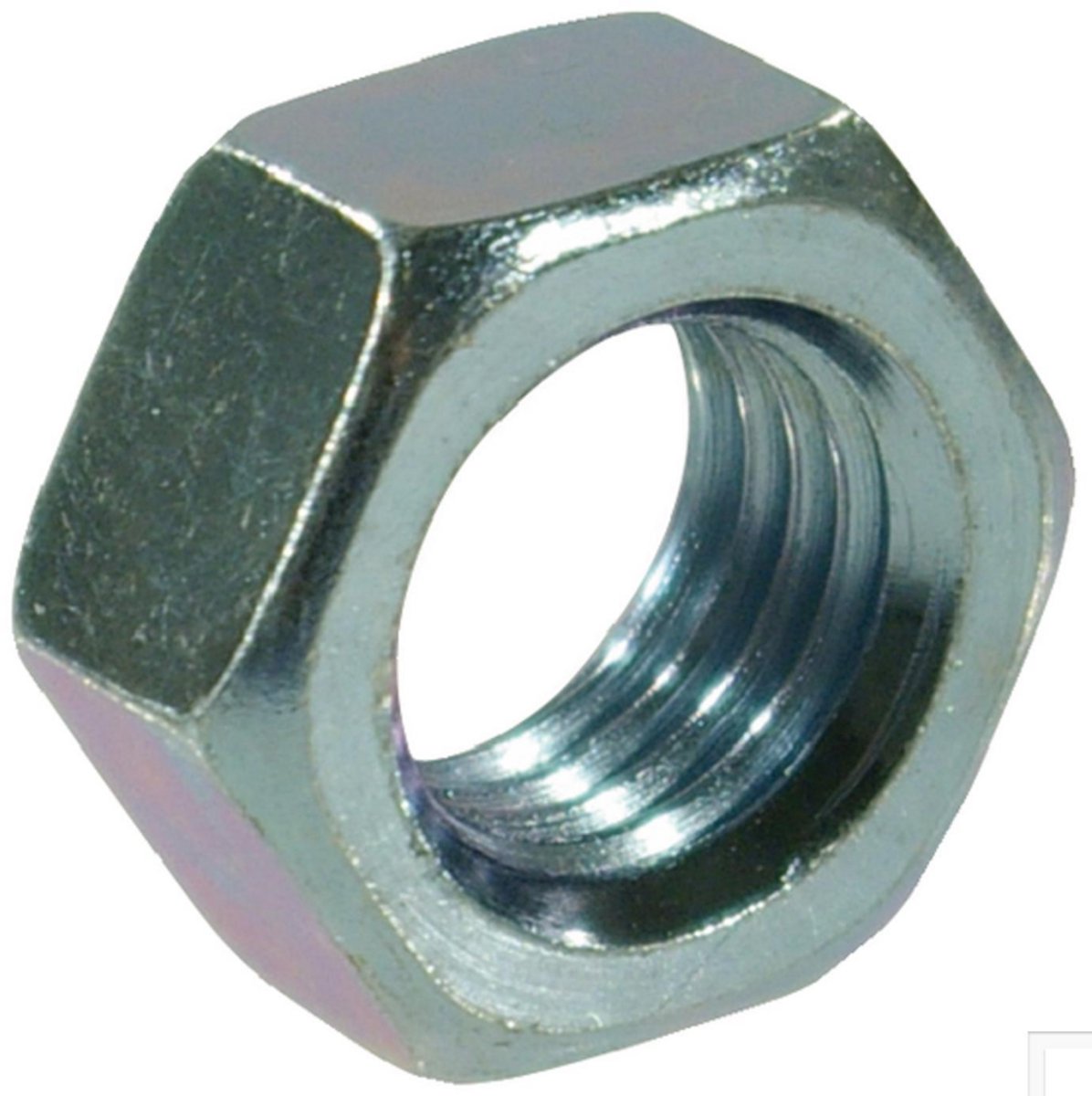 Zeskantmoer M8 - stuks: 10x, 50x of 100x - verzinkt DIN934