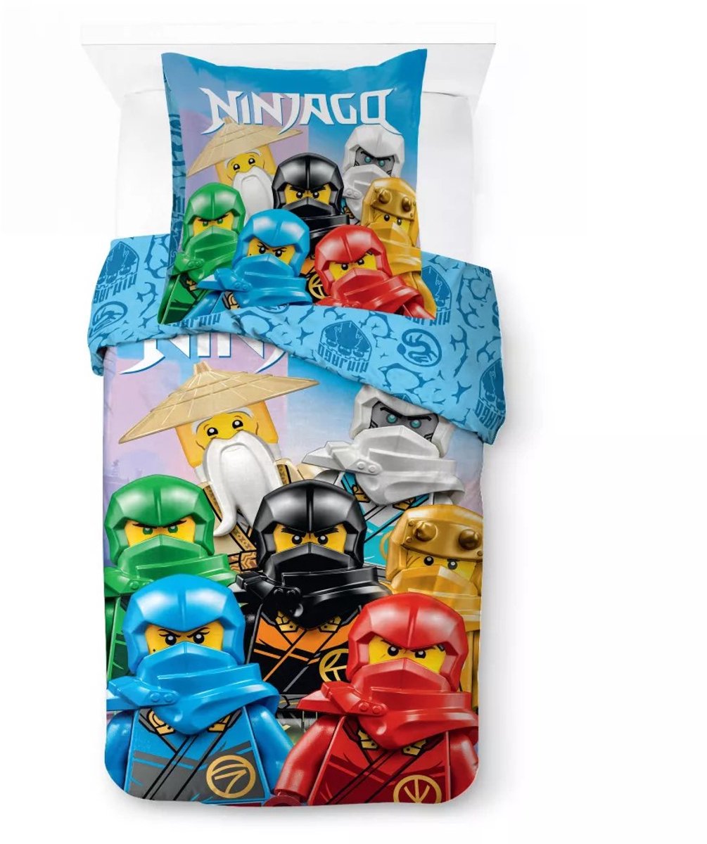 Lego ninjago dekbedovertrek 140 x 200 cm Skybound - Katoen - 70 x 90 cm