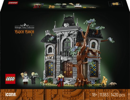 LEGO Icons Mayor's House – Haunted Manor 11383