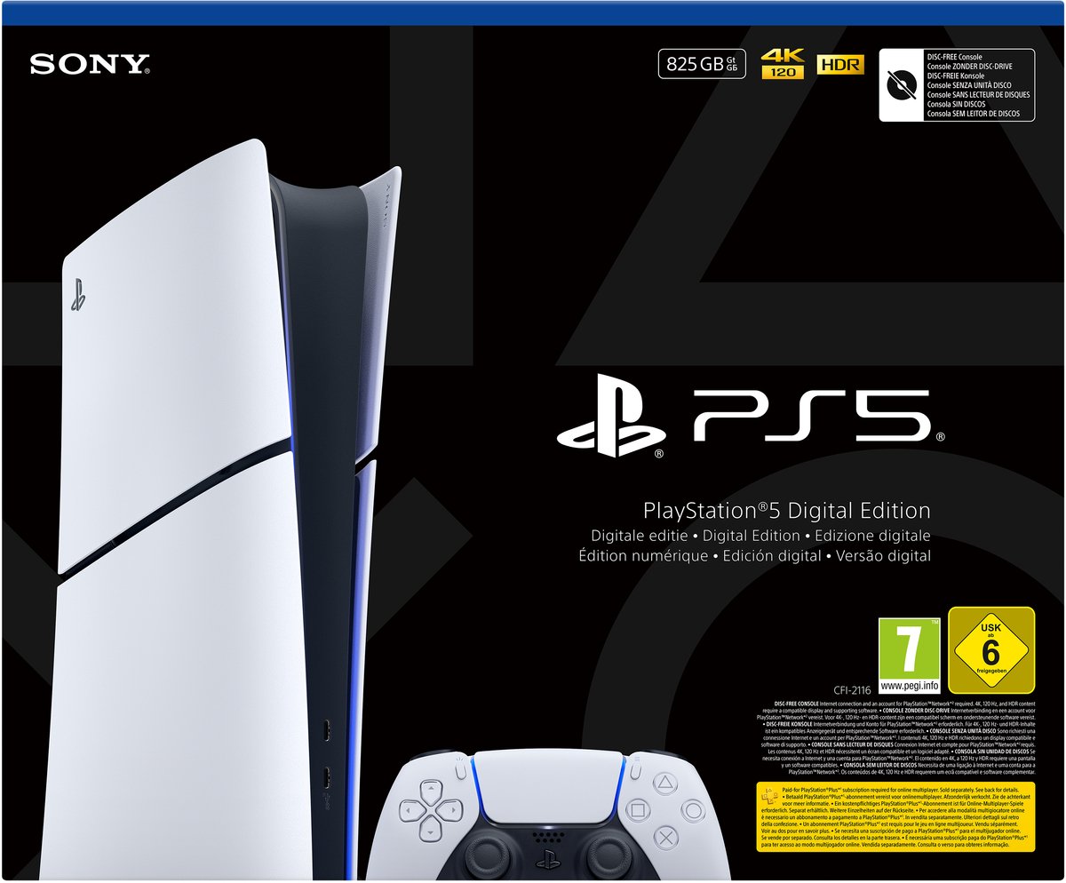 PlayStation 5 Digital Edition - Slim — cadeau in Games, Films & Muziek - foto 8